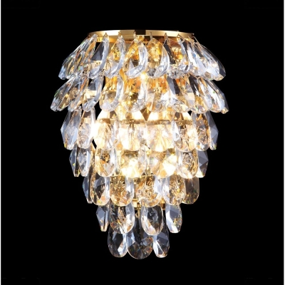 Бра CHARME AP3 GOLD/TRANSPARENT ★Crystal Lux, Золото► — Купить▼