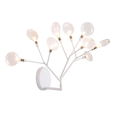 Бра EVITA AP9 WHITE/TRANSPARENT ★Crystal Lux, Белый► — Купить▼