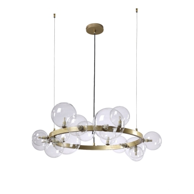 Люстру AGATA SP15 V2 GOLD/TRANSPARENTE ★ Crystal Lux — купить в интернет магазине ЛЮСТРАВИК☀