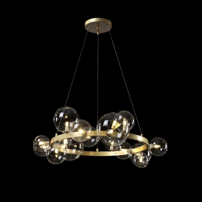Люстру AGATA SP15 V2 GOLD/TRANSPARENTE ★ Crystal Lux — купить в интернет магазине ЛЮСТРАВИК☀