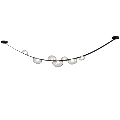Светильник BOSQUE SP7 L3000 BLACK/TRANSPARENT ★ Crystal Lux — купить в интернет магазине ЛЮСТРАВИК☀