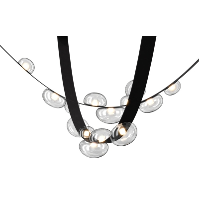 Светильник BOSQUE SP7 L3000 BLACK/TRANSPARENT ★ Crystal Lux — купить в интернет магазине ЛЮСТРАВИК☀