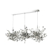 Светильник GARDEN SP3х3 L1200 CHROME ★ Crystal Lux — купить в интернет магазине ЛЮСТРАВИК☀