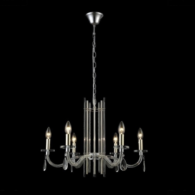 Люстру AURELIO SP6 GOLD+CHROME/TRANSPARENT ★ Crystal Lux — купить в интернет магазине ЛЮСТРАВИК☀
