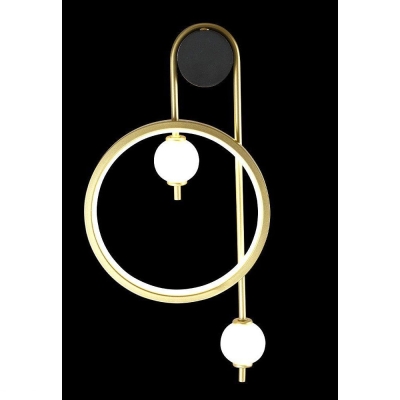 Светильник RODRIGO AP20W LED BLACK/GOLD ★ Crystal Lux — купить в интернет магазине ЛЮСТРАВИК☀