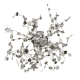 Бра GARDEN AP-PL3 D400 CHROME ★ Crystal Lux — купить в интернет магазине ЛЮСТРАВИК☀