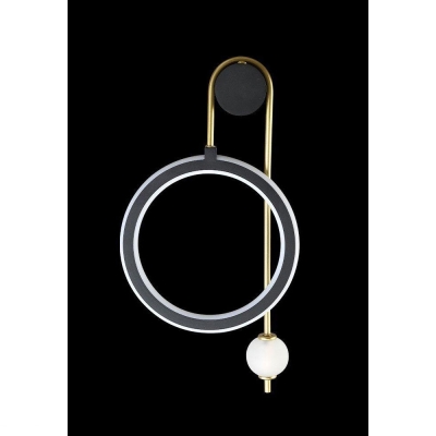 Светильник CORIDA AP25W LED BLACK/GOLD ★ Crystal Lux — купить в интернет магазине ЛЮСТРАВИК☀