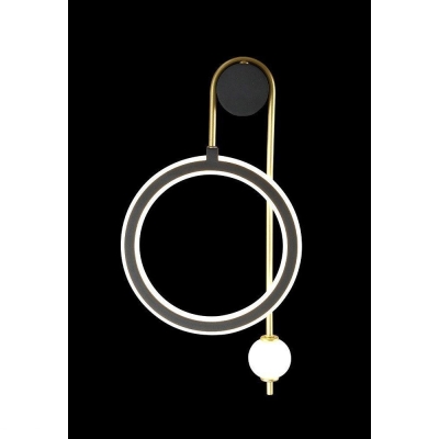 Светильник CORIDA AP25W LED BLACK/GOLD ★ Crystal Lux — купить в интернет магазине ЛЮСТРАВИК☀