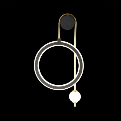 Светильник CORIDA AP25W LED BLACK/GOLD ★ Crystal Lux — купить в интернет магазине ЛЮСТРАВИК☀