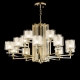 Люстру NICOLAS SP-PL10+5 GOLD/WHITE ★ Crystal Lux — купить в интернет магазине ЛЮСТРАВИК☀