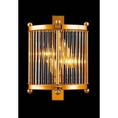 Бра TADEO AP2 GOLD/TRANSPARENTE ★ Crystal Lux — купить в интернет магазине ЛЮСТРАВИК☀