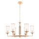 Люстру Gloria SP6 Brass ★ Crystal Lux — купить в интернет магазине ЛЮСТРАВИК☀