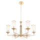 Люстру Gloria SP6 Brass ★ Crystal Lux — купить в интернет магазине ЛЮСТРАВИК☀
