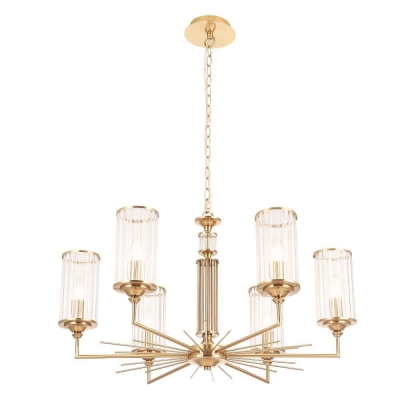 Люстру Gloria SP6 Brass ★ Crystal Lux — купить в интернет магазине ЛЮСТРАВИК☀