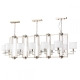 Люстру Nicolas SP12 L1600 Gold/White ★ Crystal Lux — купить в интернет магазине ЛЮСТРАВИК☀