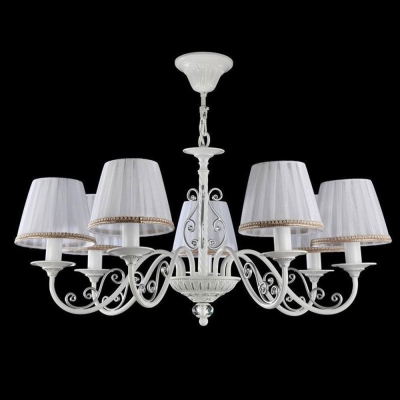 Люстра FR2290PL-07W ★Maytoni, 7 x 60Вт☀, Белый с патиной► — Купить▼