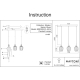 Люстра MOD033-PL-03-N ★Maytoni, 3 x 40Вт☀, Никель► — Купить▼