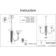 Люстра H018-PL-06-NG ★Maytoni, 6 x 40Вт☀, Золото► — Купить▼