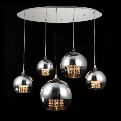 Подвес P140-PL-170-5-N ★Maytoni, 5 x 60Вт☀, Никель► — Купить▼