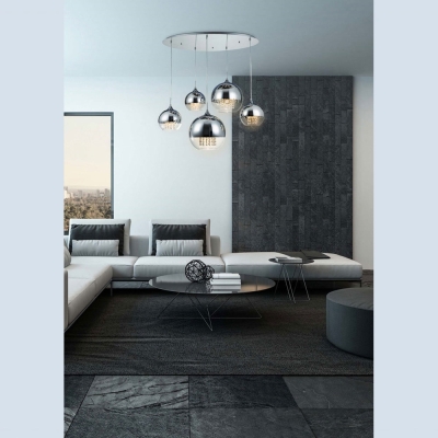 Подвес P140-PL-170-5-N ★Maytoni, 5 x 60Вт☀, Никель► — Купить▼