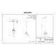 Подвес P140-PL-110-1-N ★Maytoni, 1 x 60Вт☀, Никель► — Купить▼