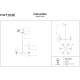 Люстра H002PL-06G ★Maytoni, 6 x 28Вт☀, Золото► — Купить▼