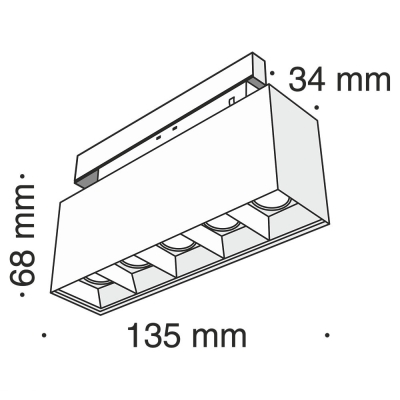Светильник TR014-2-10W4K-B ★Maytoni, LED☀, Черный► — Купить▼