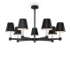 Люстра MOD104PL-07B ★Maytoni, 7 x 40Вт☀, Черный► — Купить▼