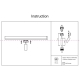 Светильник TR019-2-15W4K-MG ★Maytoni, 1 x 18Вт☀, Золото► — Купить▼