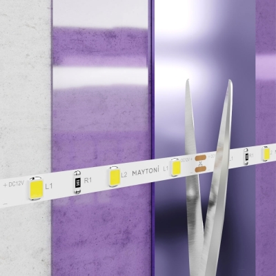 5М. Светодиодная Лента Холодного Цвета 6000К, 4,8W, 12V, 60Led, Ip20 20009 ★ Maytoni — купить в интернет магазине ЛЮСТРАВИК☀