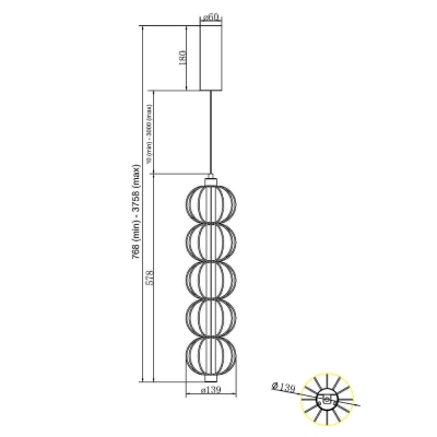 Светильник MOD216PL-L10G3K ★ Maytoni — купить в интернет магазине ЛЮСТРАВИК☀