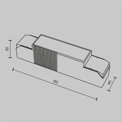 Аксессуар PSL-DL40-S-350-500mA ★ Maytoni Technical — купить в интернет магазине ЛЮСТРАВИК☀
