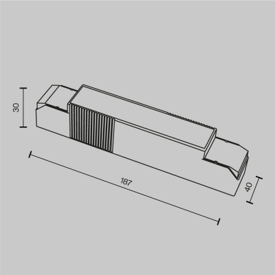 Аксессуар PSL-TR40-950-1200mA ★ Maytoni Technical — купить в интернет магазине ЛЮСТРАВИК☀