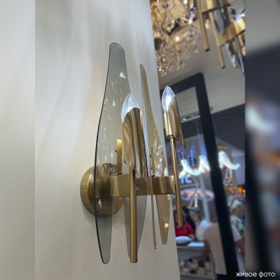 Бра CASA AP2 BRASS ★ Crystal Lux — купить в интернет магазине ЛЮСТРАВИК☀