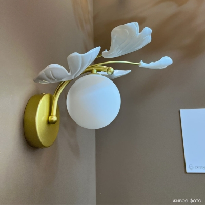 Бра COLIBRI AP1 GOLD ★ Crystal Lux — купить в интернет магазине ЛЮСТРАВИК☀