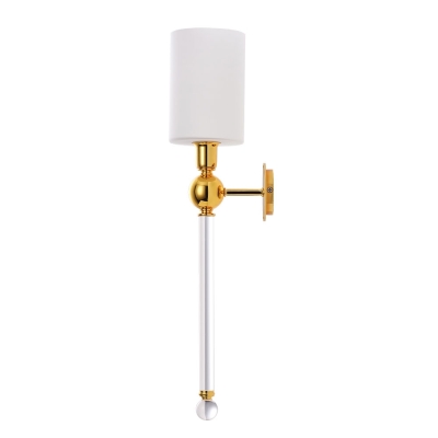 Бра MIRABELLA AP1 GOLD/WHITE ★ Crystal Lux — купить в интернет магазине ЛЮСТРАВИК☀