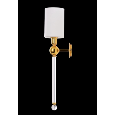 Бра MIRABELLA AP1 GOLD/WHITE ★ Crystal Lux — купить в интернет магазине ЛЮСТРАВИК☀
