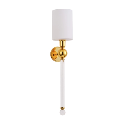 Бра MIRABELLA AP1 GOLD/WHITE ★ Crystal Lux — купить в интернет магазине ЛЮСТРАВИК☀