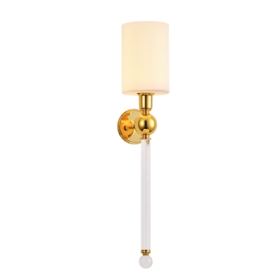 Бра MIRABELLA AP1 GOLD/WHITE ★ Crystal Lux — купить в интернет магазине ЛЮСТРАВИК☀