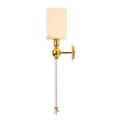 Бра MIRABELLA AP1 GOLD/WHITE ★ Crystal Lux — купить в интернет магазине ЛЮСТРАВИК☀
