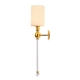 Бра MIRABELLA AP1 GOLD/WHITE ★ Crystal Lux — купить в интернет магазине ЛЮСТРАВИК☀