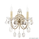 Бра ODELIS AP2 GOLD ★ Crystal Lux — купить в интернет магазине ЛЮСТРАВИК☀