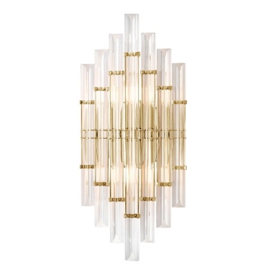 Бра SARAGOSA AP2 BRASS/TRANSPARENTE ★ Crystal Lux — купить в интернет магазине ЛЮСТРАВИК☀