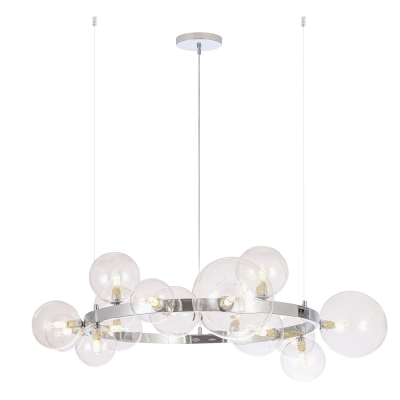 Люстру AGATA SP15 V2 CHROME/TRANSPARENTE ★ Crystal Lux — купить в интернет магазине ЛЮСТРАВИК☀