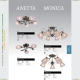 Люстра A6157PL-3AB ★Arte Lamp, Бронза► — Купить▼
