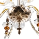 Люстру CATARINA SP6 V2 GOLD/TRANSPARENT-COGNAC ★ Crystal Lux — купить в интернет магазине ЛЮСТРАВИК☀