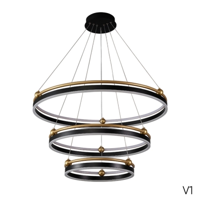 Люстру FERNANDO SP158W LED BLACK/GOLD ★ Crystal Lux — купить в интернет магазине ЛЮСТРАВИК☀