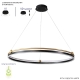 Люстру FERNANDO SP88W LED BLACK/GOLD ★ Crystal Lux — купить в интернет магазине ЛЮСТРАВИК☀