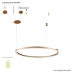 Люстру FORTUNA SP88W LED GOLD ★ Crystal Lux — купить в интернет магазине ЛЮСТРАВИК☀