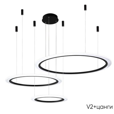 Люстру MANZANA SP67W LED BLACK ★ Crystal Lux — купить в интернет магазине ЛЮСТРАВИК☀